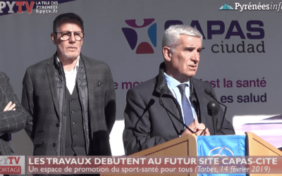 Acto inaugural de puesta en marcha del edificio CAPAS en Tarbes
